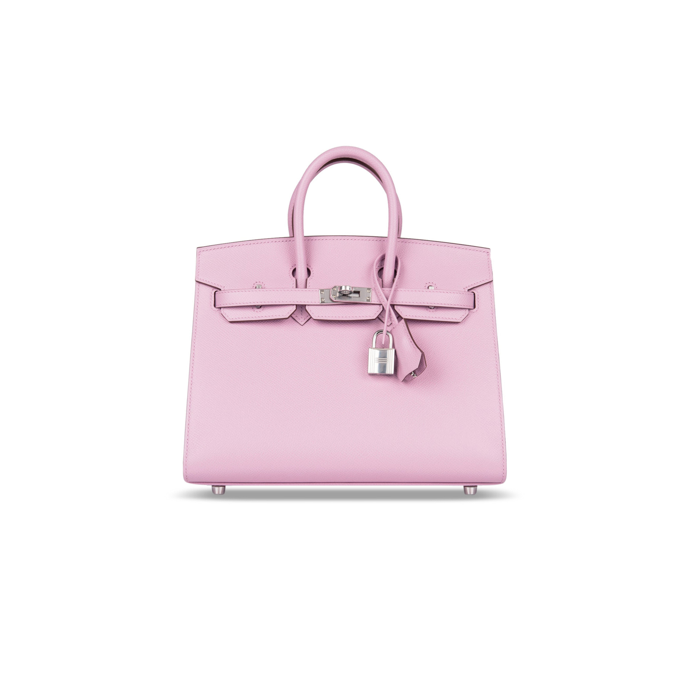 HERMES BIRKIN 25 EPSOM PALLADIUM HARDWARE (25*20*13cm)